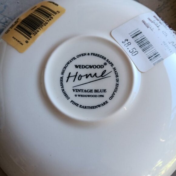 Wedgwood Vintage Blue Cup +Saucer New W/Tags - Picture 4 of 4